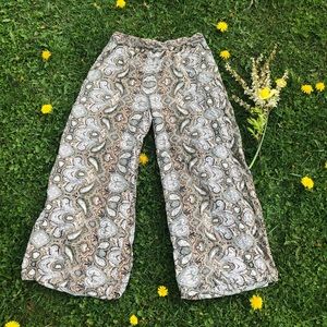 (🌸3 FOR $15 DEAL!) Flowy Boho Patterned Pants